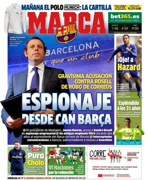 صحف مدريد السبت 6-2-2016